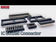 2.54mm IC Socket Round Connecteur de tête féminin SMT Type 6Pin 10Pin 28Pin à 64Pin