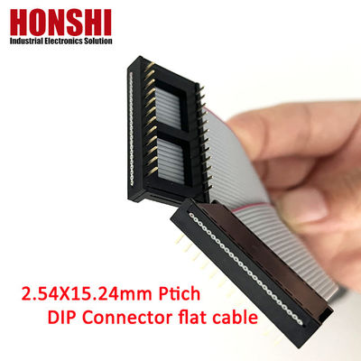 IDC Connecteur mâle 6 8 10 12 14 16 18 26 40 épingle 2,54 mm câble à ruban plat