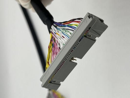 UL20276 Certifié 40P câble à ruban blindé connexion PLC IDC à l'en-tête de la boîte câble plat