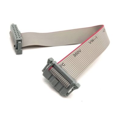 16 épingles plates IDC ruban câble harnais PVC polyester 2,54 mm électrique 10 cm
