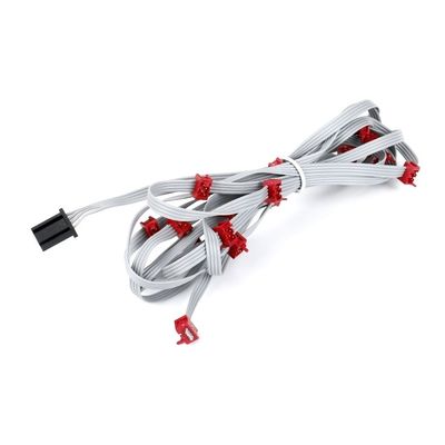Cable plat en PVC polyester 28AWG 1.27mm Micro connecteur 8 broches câble IDC