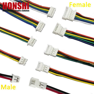 Assemblage de harnais de fil de borne fils électroniques mâles et femelles 1,25 mm d'envergure
