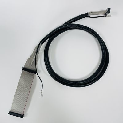 2Cable plat à ruban noir de calibre.54 mm avec connecteur IDC UL2651 28awg