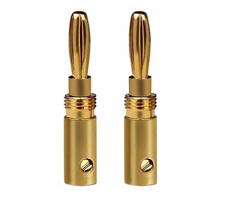 Connecteur de boulette de banane 2,5 mm 3,0 mm 3,5 mm 4,0 mm 4,5 mm 5,0 mm avec broches usinées