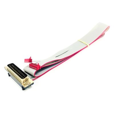 Cable en PVC gris D sous plat UL2651 28AWG Micro Match Cable IDC 1,27 mm de hauteur