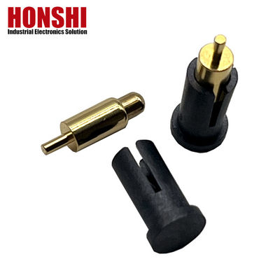 2.8mm Pogo Pin Connector Dip Type Pogo Pin en laiton plaqué or