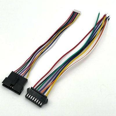 JST SM2.5 personnalisable 8 connecteur à broches assemblage de harnais électrique ul1007 24awg