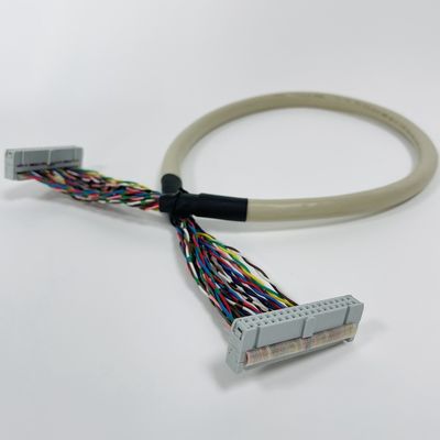 Automobile IDC câble à ruban plat 2,54 mm matériau d'isolation en pvc polyester