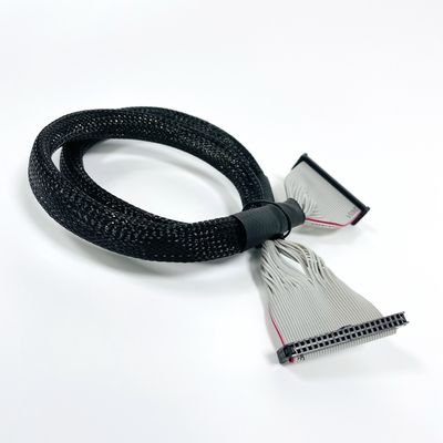 Automobile IDC câble à ruban plat 2,54 mm matériau d'isolation en pvc polyester