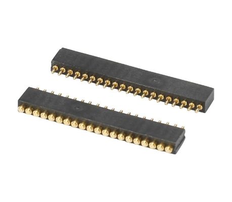 1.27mm H3.8mm Pogo Pin Connector en laiton C6801 Matériau Connecteur à 12 broches avec précision