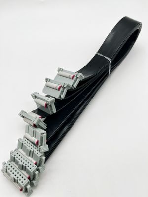 16 broches de câble à ruban en PVC plat avec connecteur de pas de 2,54 mm
