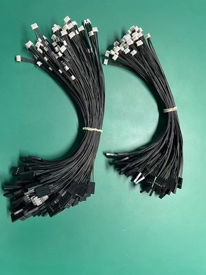 Coupe de fil électrique de longueur personnalisée Dupont 4 broches à connecteur JST SH 1.0 4 broches