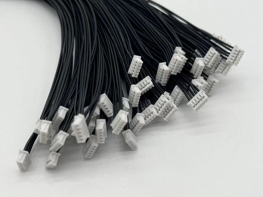 Coupe de fil électrique de longueur personnalisée Dupont 4 broches à connecteur JST SH 1.0 4 broches