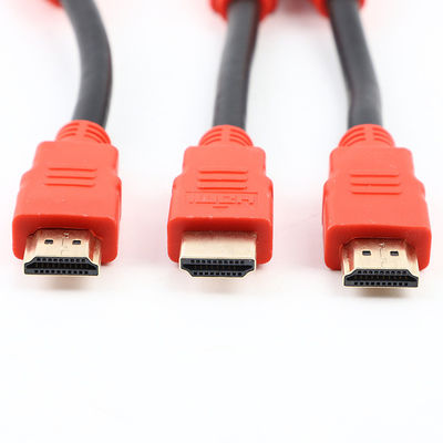 Assemblage de câble moulé plaqué or 4K HDTVI 1.4 2.0 câble 30AWG Pour PC TV