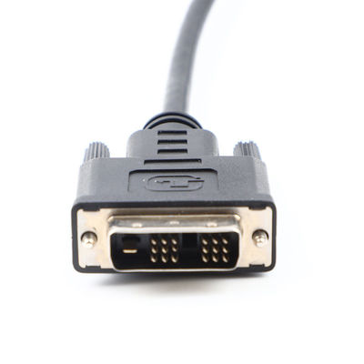DVI 18 1 Ensemble de câbles moulés HD mâle à mâle OD6.0 Pour HDTV UL20276 30Awg
