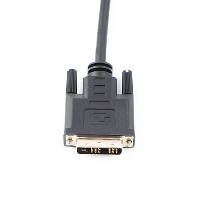 DVI 18 1 Ensemble de câbles moulés HD mâle à mâle OD6.0 Pour HDTV UL20276 30Awg