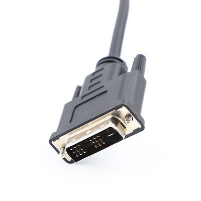 DVI 18 1 Ensemble de câbles moulés HD mâle à mâle OD6.0 Pour HDTV UL20276 30Awg