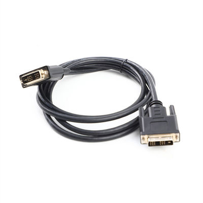 DVI 18 1 Ensemble de câbles moulés HD mâle à mâle OD6.0 Pour HDTV UL20276 30Awg