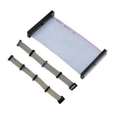2.0mm Assemblage de câble à ruban plat IDC à IDC 20Pin Socket avec UL2651 28awg