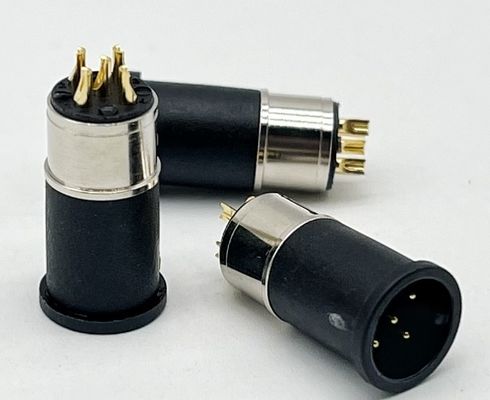 M12 5 épingles Femme et mâle Montage de panneau Multi-Pin connecteurs de câble circulaire imperméable