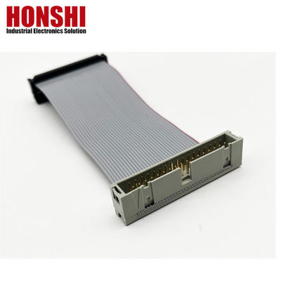 Cable plat à 34 broches UL2651 28awg câble à ruban de 2,54 mm IDC Socket to Box Header