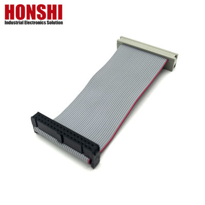 Cable plat à 34 broches UL2651 28awg câble à ruban de 2,54 mm IDC Socket to Box Header