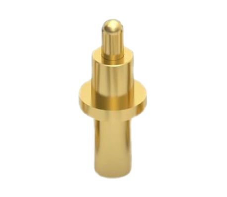 Neige de sel 72H épingle en laiton Pogo plaqué or pour ODM 6,0 mm courant élevé norme DIN