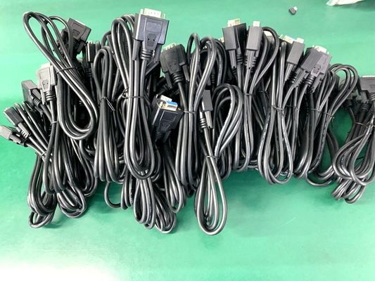 Cable personnalisé 13W3 connecteur d'alimentation blindé DB9 DB15 câble mâle à femelle