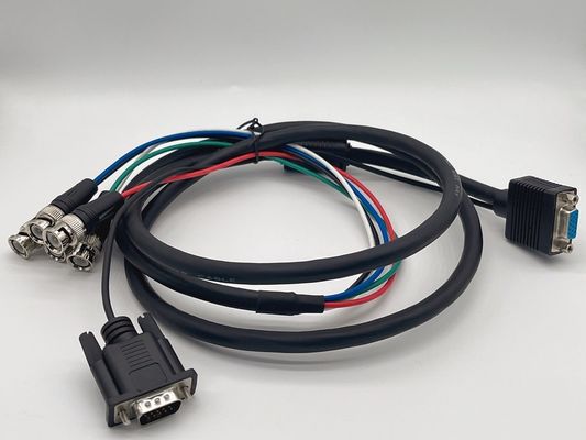 Cable personnalisé 13W3 connecteur d'alimentation blindé DB9 DB15 câble mâle à femelle
