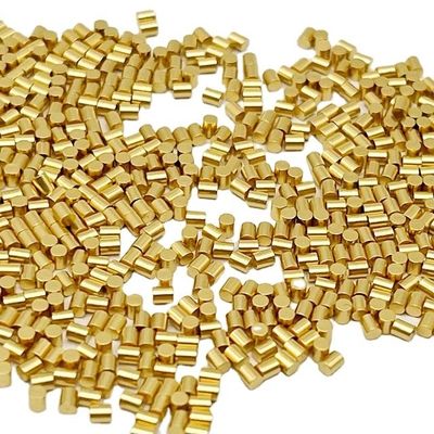 Pins usinés en laiton sur mesure Pad type SMT plaqué or 1,5 mm mâle pour les connexions