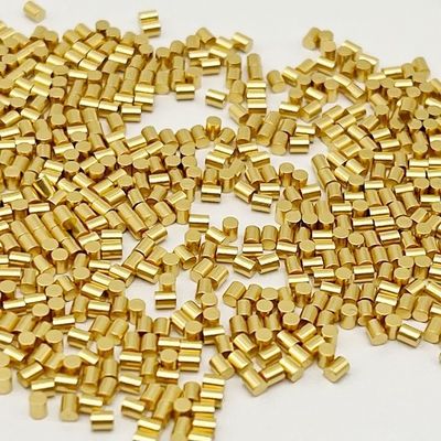 Pins usinés sur mesure de 1,8 mm de diamètre 10 u' en laiton plaqué doré