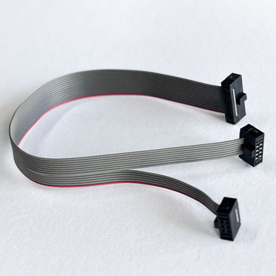1.27mm Cable IDC plat 10 broches - 100 broches Assemblage de câble à ruban Longueur personnalisée