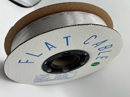 4 broches - 64 broches Cable plat personnalisé Grain gris 1,27 mm câble à ruban 76,5 M / rouleau