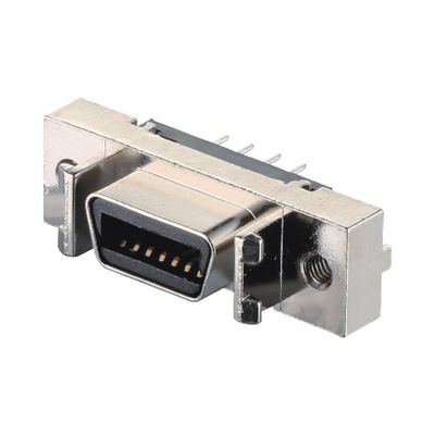 HPCN Connecteur câble à carte MDR SCSI Pitch 1.27mm 14 broches Connecteur mâle femelle