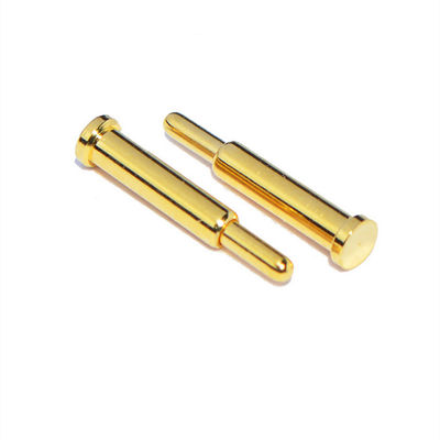 10.65mm épingle en laiton à ressort SMT type épingle Pogo dorée pour les connexions à température