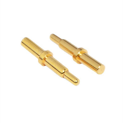 10.65mm épingle en laiton à ressort SMT type épingle Pogo dorée pour les connexions à température