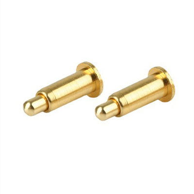 10.65mm épingle en laiton à ressort SMT type épingle Pogo dorée pour les connexions à température