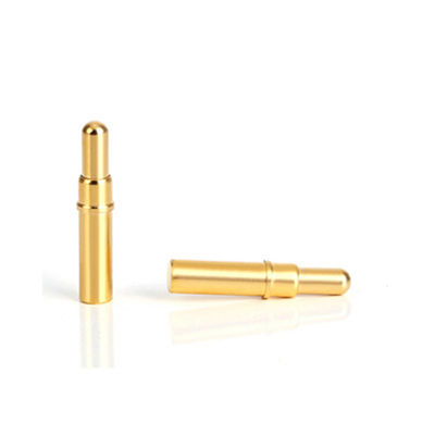 10.65mm épingle en laiton à ressort SMT type épingle Pogo dorée pour les connexions à température