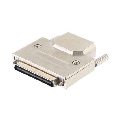 Matériau de la coque de l'alliage de zinc 68 broches SCSI connecteur de soudure type VHDCI HPCN mâle
