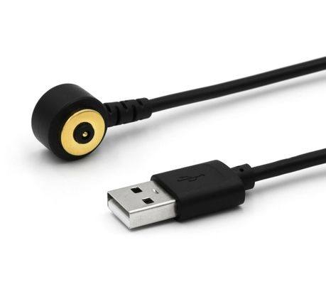 Cable de charge à courant élevé 3,0a USB 2 broches Adaptateur de charge circulaire Magnétique Pogo Pin