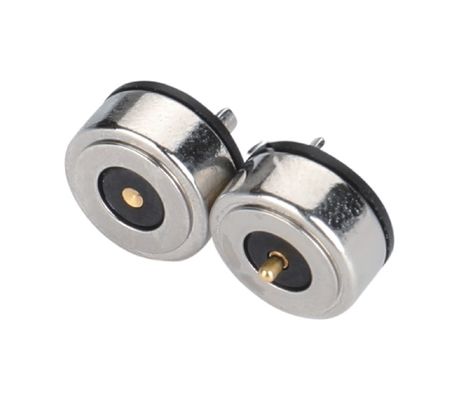 50 mohm Max Résistance aux contacts personnalisé M812 Pogo Pin Connecteur d'alimentation magnétique pour une durabilité durable