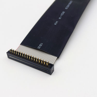 Assemblage de câble plat à ruban d'IDC UL2651 28AWG avec conducteur de fil de cuivre en conserve