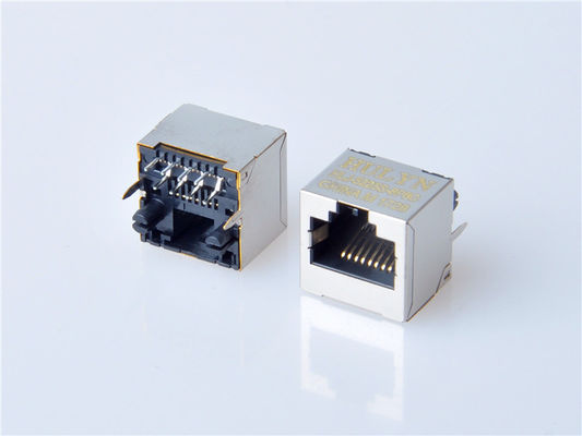 8p8c RJ45 Jack connecteur PCB monté pour le réseau Socket Internet modulaire alliage de cuivre