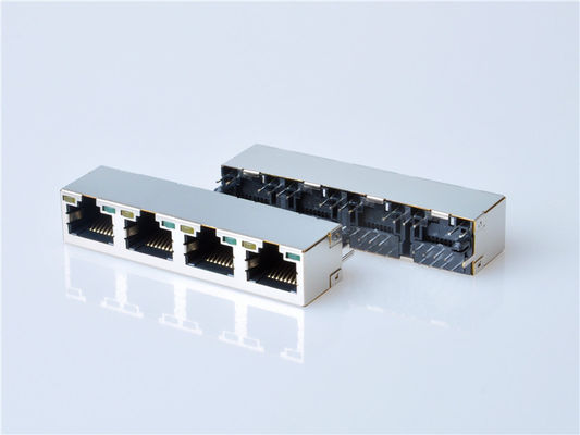 8p8c RJ45 Jack connecteur PCB monté pour le réseau Socket Internet modulaire alliage de cuivre