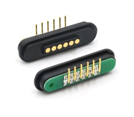Connecteur magnétique 6 pôles Pogo Pin 3a Connecteur de recharge à moteur étanche
