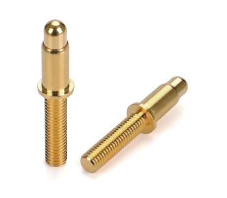 5.08mm Pitch Pogo Pin Connector Dip Type Femme 8 épingles 4,0mm Trois rangées à ressort chargées
