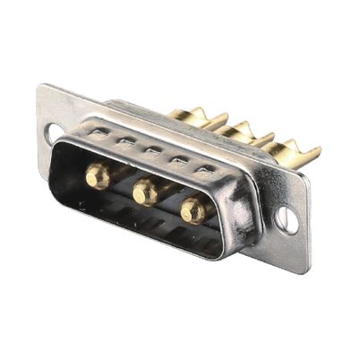 2 - 64 épingles d'alimentation D sous connecteur mâle 3W3 Noir / bleu