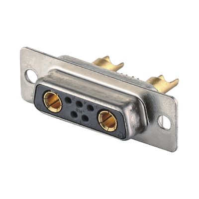 2 - 64 épingles d'alimentation D sous connecteur mâle 3W3 Noir / bleu