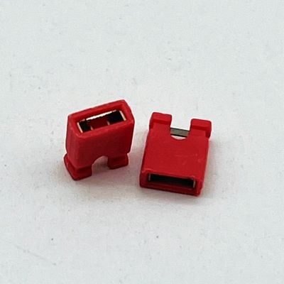 Connecteur de mini-sauteur automobile carte à carte prise féminine 1.27mm 2mm 2.54mm Pitch Noir Rouge Jaune avec Ni Plating