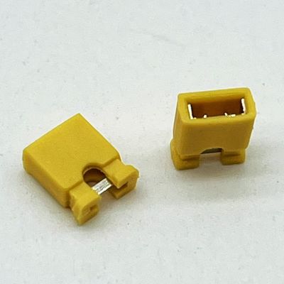 Connecteur de mini-sauteur automobile carte à carte prise féminine 1.27mm 2mm 2.54mm Pitch Noir Rouge Jaune avec Ni Plating